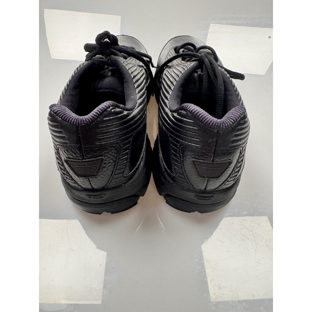Brooks Addiction Walker 2 Black Leather Walking Shoes Womens 9.5 D Wide - Picture 5 of 10